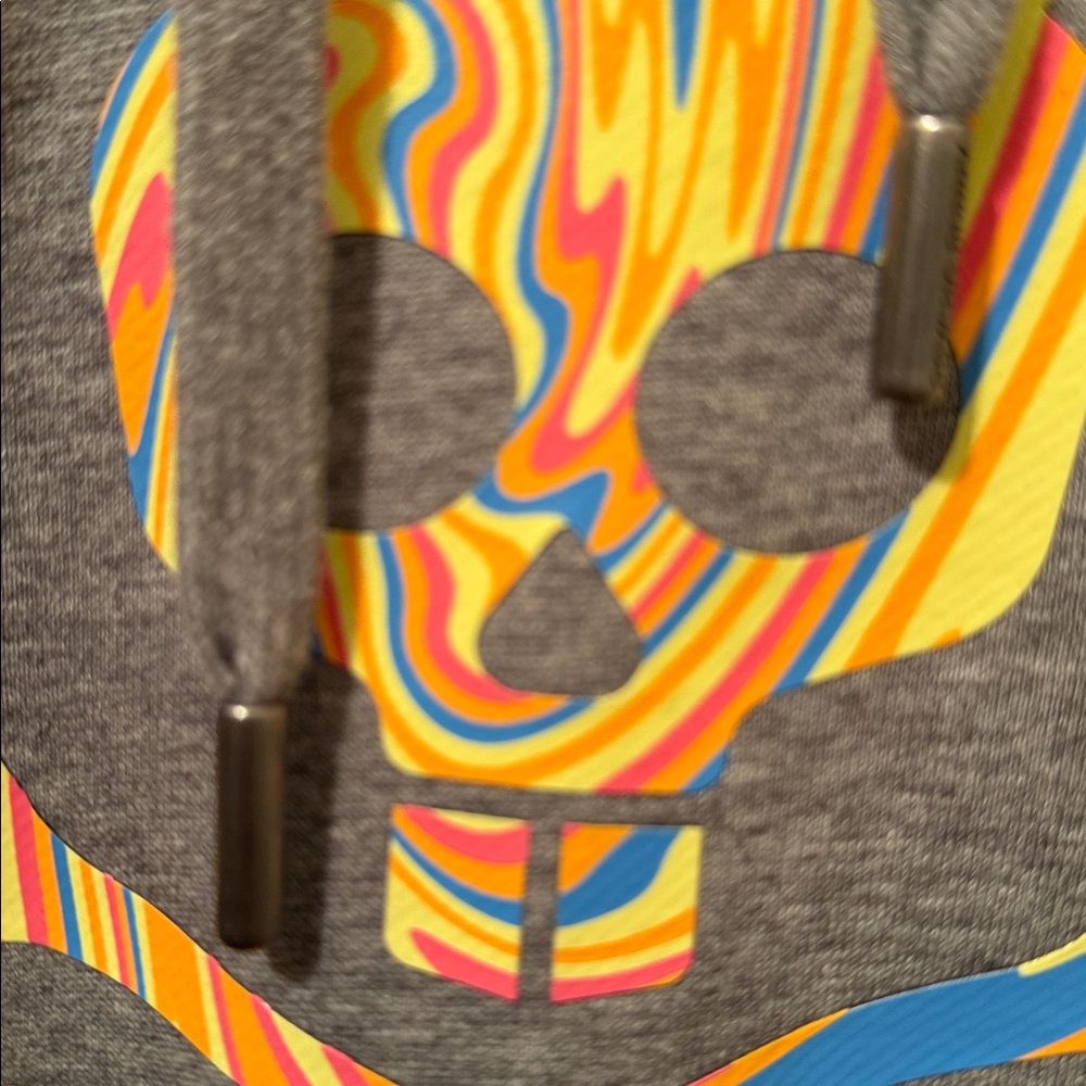 Psycho Bunny Gray Hoodie with Vibrant Graphic NWOT - Picture 5 of 6